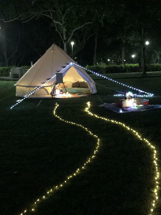 Glamping Kaki - Medium Bell Tent Singapura Luaran gambar