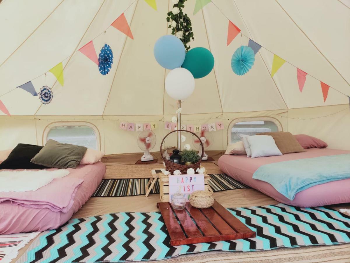 Glamping Kaki - Medium Bell Tent Singapura Luaran gambar