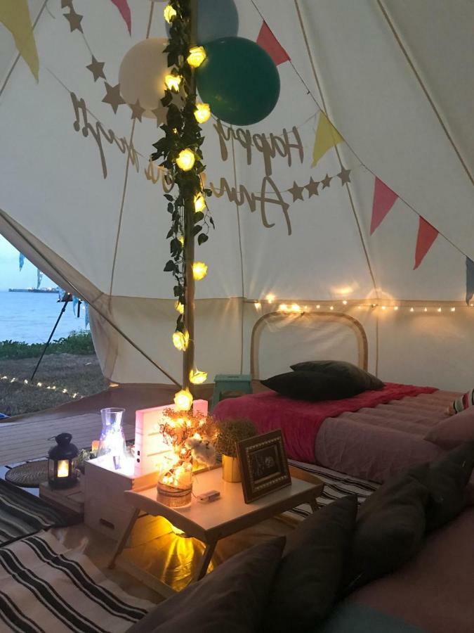 Glamping Kaki - Medium Bell Tent Singapura Luaran gambar