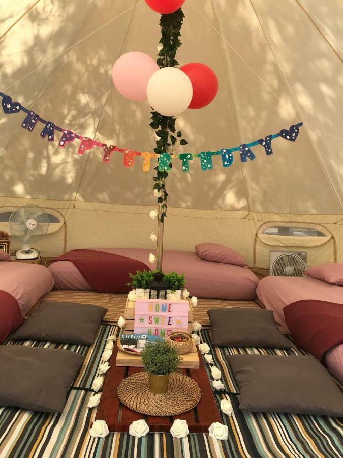 Glamping Kaki - Medium Bell Tent Singapura Luaran gambar