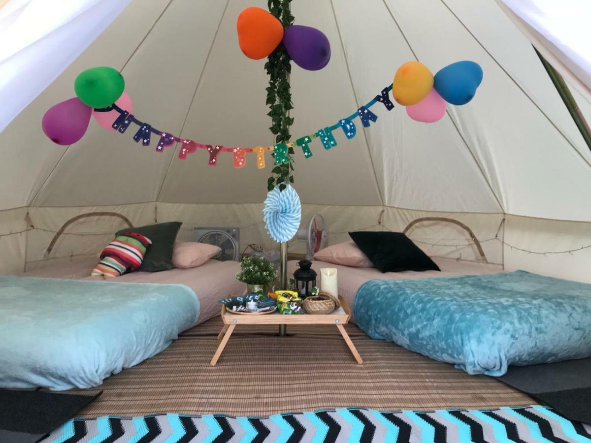 Glamping Kaki - Medium Bell Tent Singapura Luaran gambar