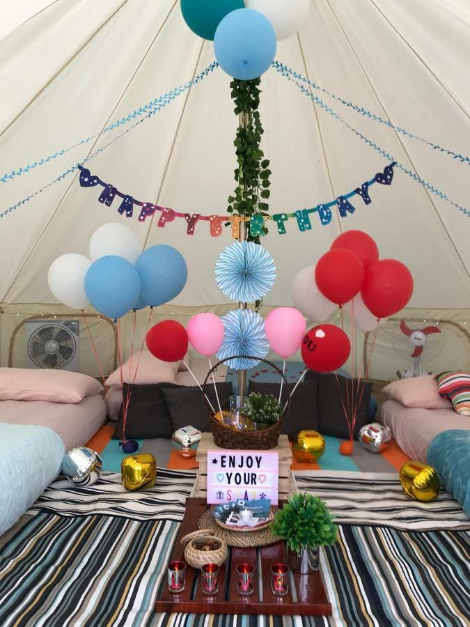 Glamping Kaki - Medium Bell Tent Singapura Luaran gambar