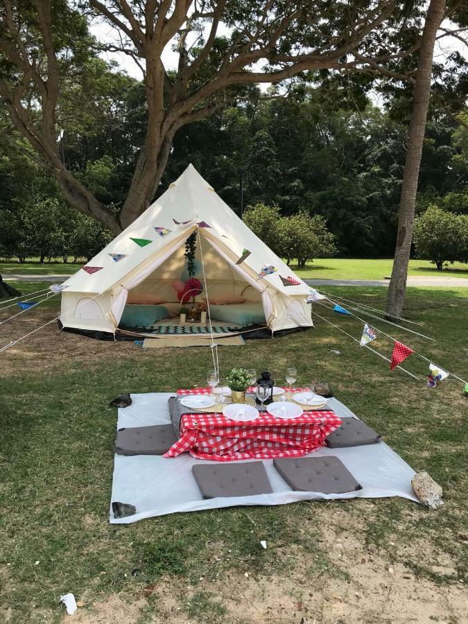 Glamping Kaki - Medium Bell Tent Singapura Luaran gambar