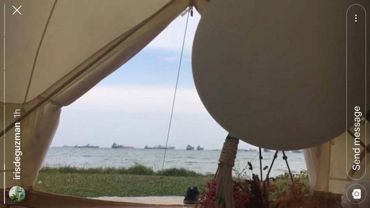 Glamping Kaki - Medium Bell Tent Singapura Luaran gambar